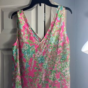 Lilly Pulitzer silk tank top